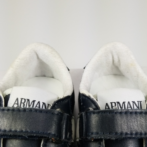 Armani Junior Marine Blue Boy's Sneakers - Picture 8 of 8